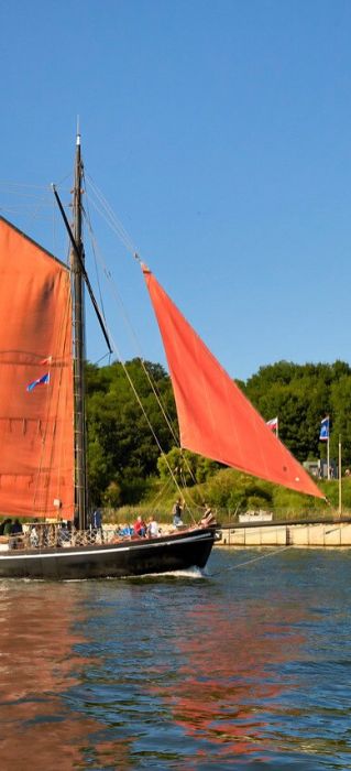 Obraz Gdańsk centrum Motława