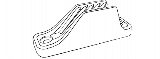 Knaga zaciskowa rowkowa